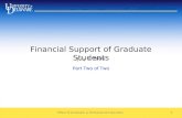 Financial Support of Graduate Students