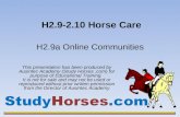 H2.9-2.10 Horse Care