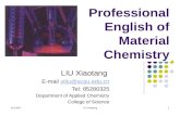 Professional English of Material Chemistry
