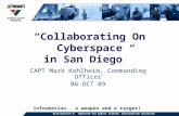 “Collaborating On Cyberspace in San Diego”