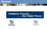 Pediatric Trauma . . .  . . . Our Major Focus