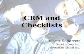 CRM and Checklists