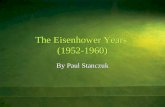The Eisenhower Years  (1952-1960)