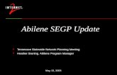 Abilene SEGP Update