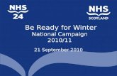 Be Ready for Winter National Campaign 2010/11