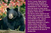 Sevier County High School  is nestled in the foothills of  The Great Smoky Mountains.