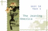 The Jeaning of America