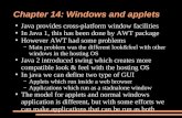 Chapter 14: Windows and applets