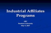 Industrial Affiliates Programs