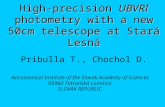 High-precision  UBVRI  photometry with a new 50cm telescope at Stará Lesná