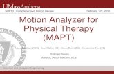 Motion Analyzer for Physical Therapy (MAPT)