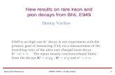 New results on rare kaon and pion decays from BNL E949