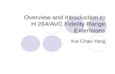 Overview and Introduction to H.264/AVC Fidelity Range Extensions