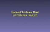 National Trichinae Herd Certification Program