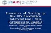 Economics of Scaling up New HIV Prevention Interventions: Male Circumcision Example