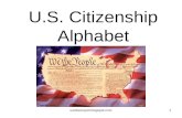 U.S. Citizenship Alphabet