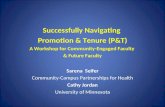 Successfully Navigating  Promotion & Tenure (P&T) A Workshop for Community-Engaged Faculty