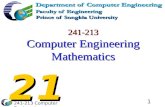 241-213 Computer Engineering Mathematics