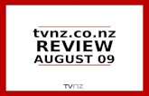 tvnz REVIEW AUGUST 09