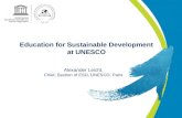 Education for Sustainable Development at UNESCO