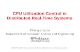 CPU Utilization Control in Distributed Real-Time Systems
