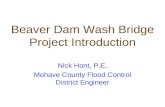 Beaver Dam Wash Bridge Project Introduction
