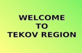 WELCOME TO TEKOV REGION