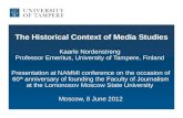 The Historical Context of Media Studies