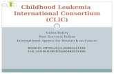 Childhood Leukemia  International Consortium (CLIC)