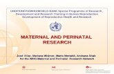 WHO  Maternal and Perinatal   Research  Network