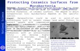 Ceramic Filter Project Ian Nettleship, University of Pittsburgh, DMR 1043137