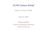 XCAT Science Portal Status & Future Work July 15, 2002