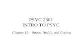PSYC 2301 INTRO TO PSYC