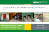 Weatherization Assistance Program:   The Federal Perspective (Part 1)