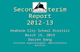 Second Interim Report 2012-13