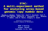 STAC: A multi-experiment method for analyzing array-based genomic copy number data