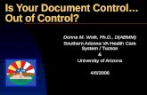 Is Your Document Control… Out of Control?