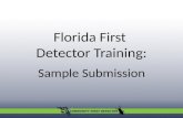 Florida First  Detector Training: