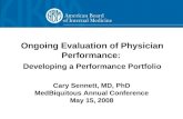 Ongoing Evaluation of Physician Performance:  Developing a Performance Portfolio