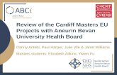 Review of the Cardiff Masters EU Projects with Aneurin Bevan University Health Board