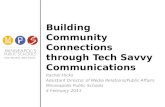 Building Community Connections through Tech Savvy Communications