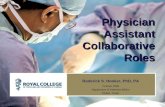 Physician Assistant Collaborative Roles