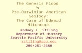 The Genesis Flood  in Pre-Darwinian American Geology: The Case of Edward Hitchcock