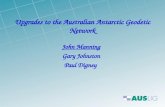 Upgrades to the Australian Antarctic Geodetic Network