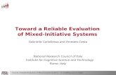 Toward a Reliable Evaluation  of Mixed-Initiative Systems