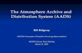 The Atmosphere Archive and Distribution System (AADS)