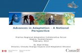 Advances in Adaptation – A National Perspective