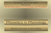 Phonetics in Phonology