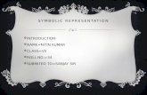 SYMBOLIC REPRESENTATION