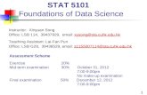 STAT 5101 Foundations of Data Science